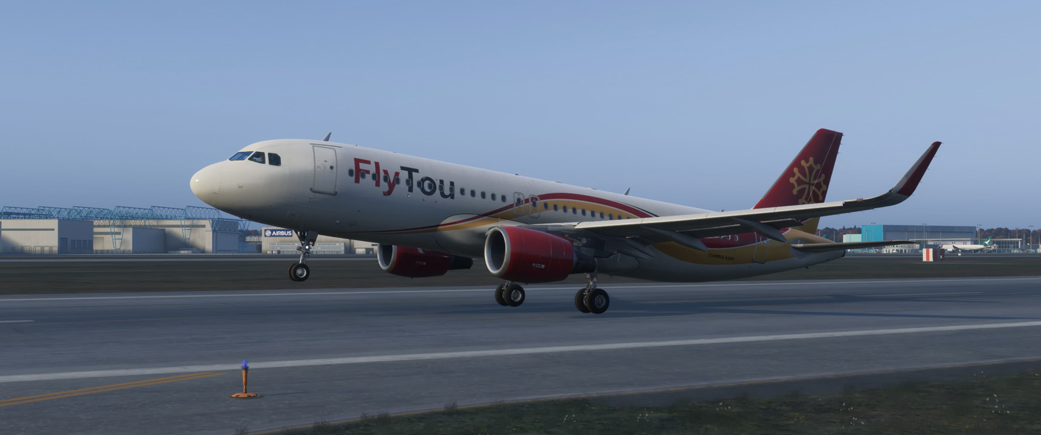 Décollage A320neo FlyTou Virtual - Simulation Microsoft Flight Simulator X-Plane
